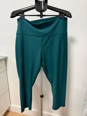 Old Navy Active PowerSoft High Rise Leggings Green XXL Ankle Length